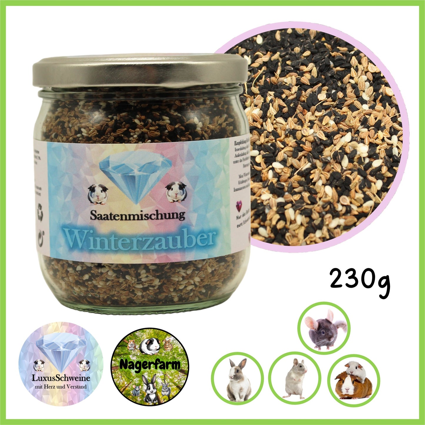 Saaten Mix Winterzauber - Nagerfarm