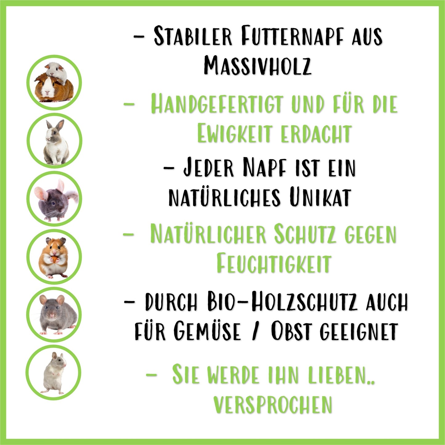 Futternapf Birki - Nagerfarm