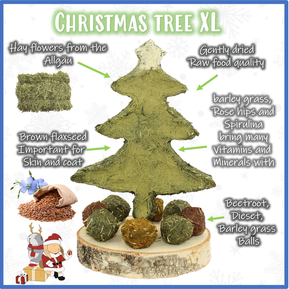Christmas Hay - Christmas Tree XL - Nagerfarm