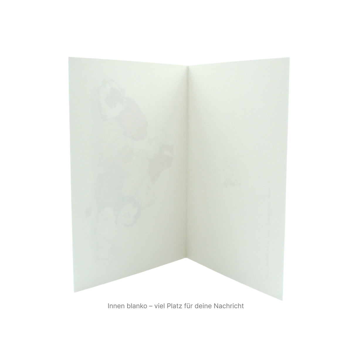 🐹Folded Card with Guinea Pig – Original Watercolor Illustration (Pyramid Motif)