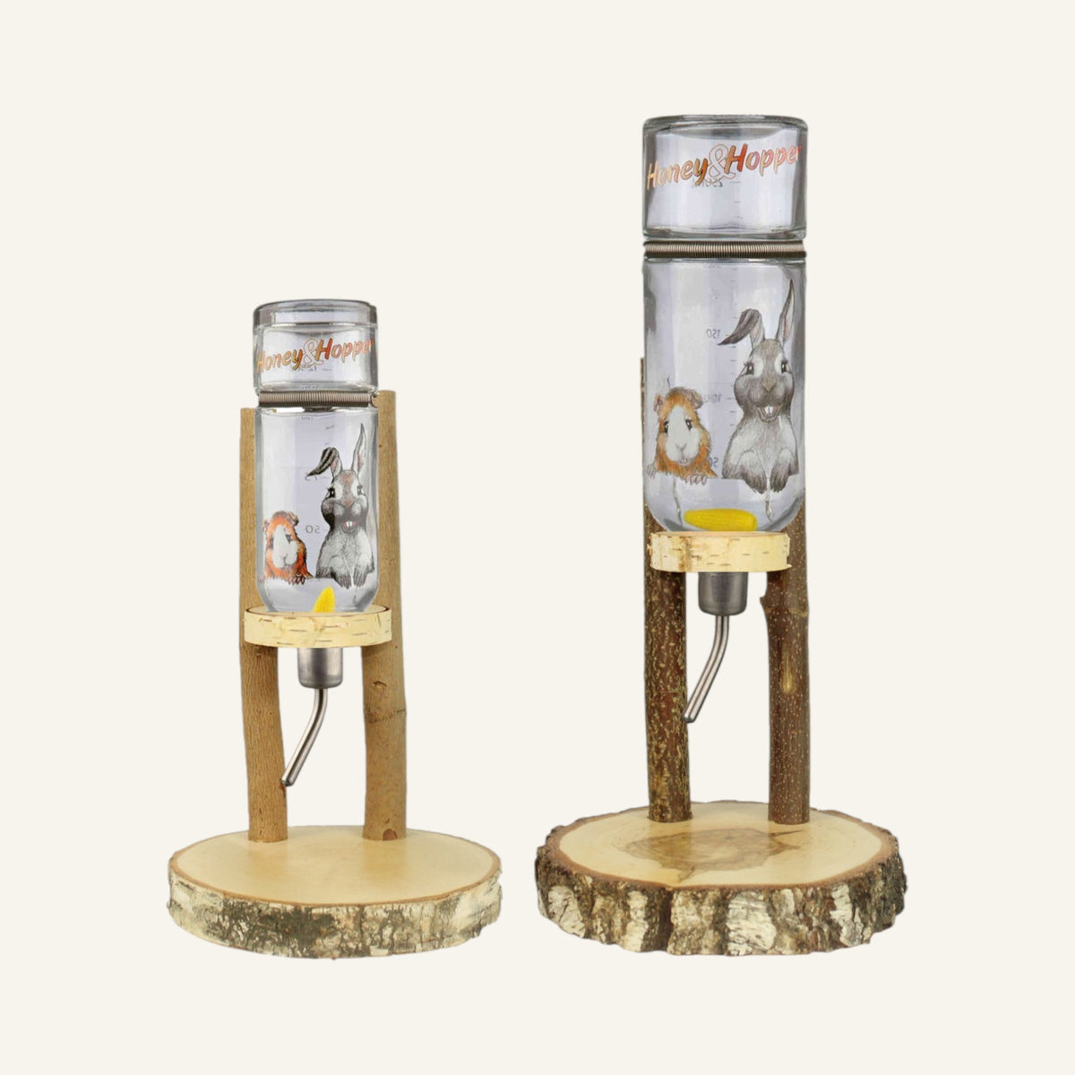 💦 Drinking station for guinea pigs + glass bottle
