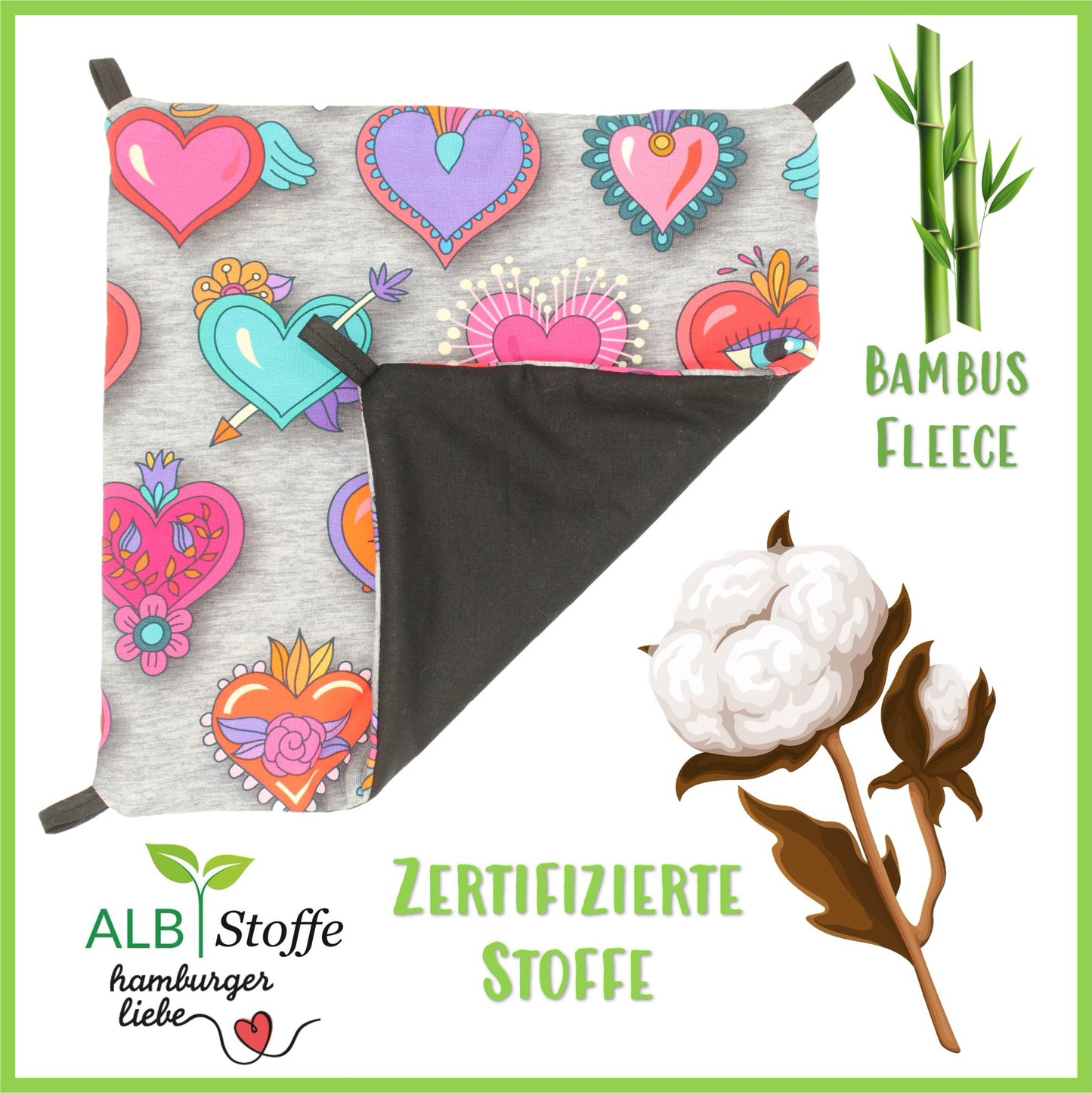 Bio Hängematte - Love Letters - Nagerfarm