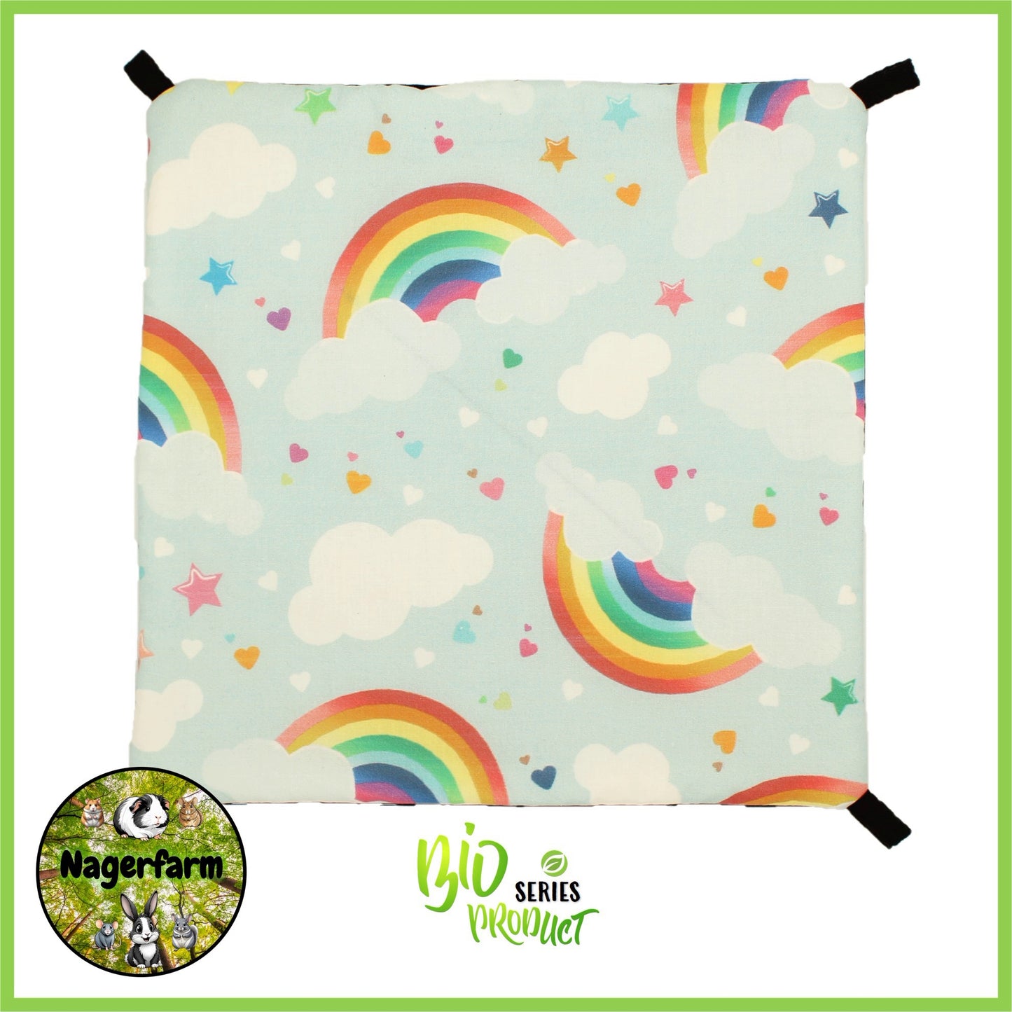 Bio Hängematte - Regenbogen - Nagerfarm