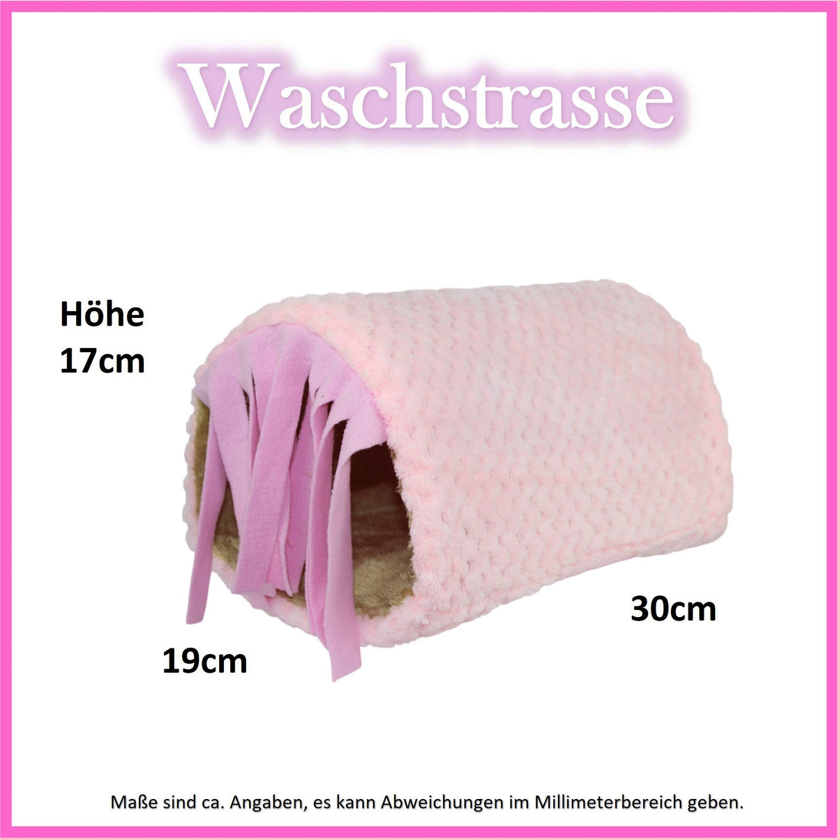🌸🚿 Waschanlage Rosa – Kuschel-Oase in Rosé für deine Meerschweinchen!