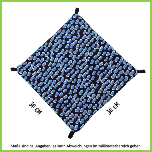 Bio Hängematte - kleine Herzen - Nagerfarm