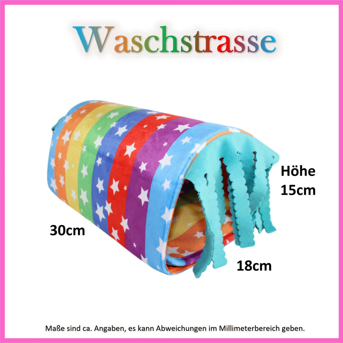 🌈🧼 Rainbow Car Wash – Color, Joy & Cuddliness for your Guinea Pigs!