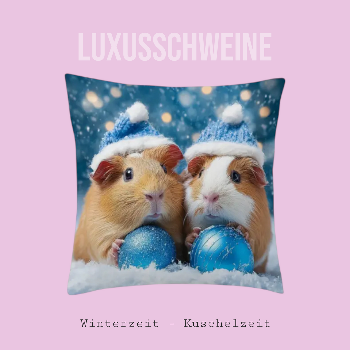 🛋️ Kissen „Winterzauber“ – Kuscheliger Winterzauber für dein Zuhause