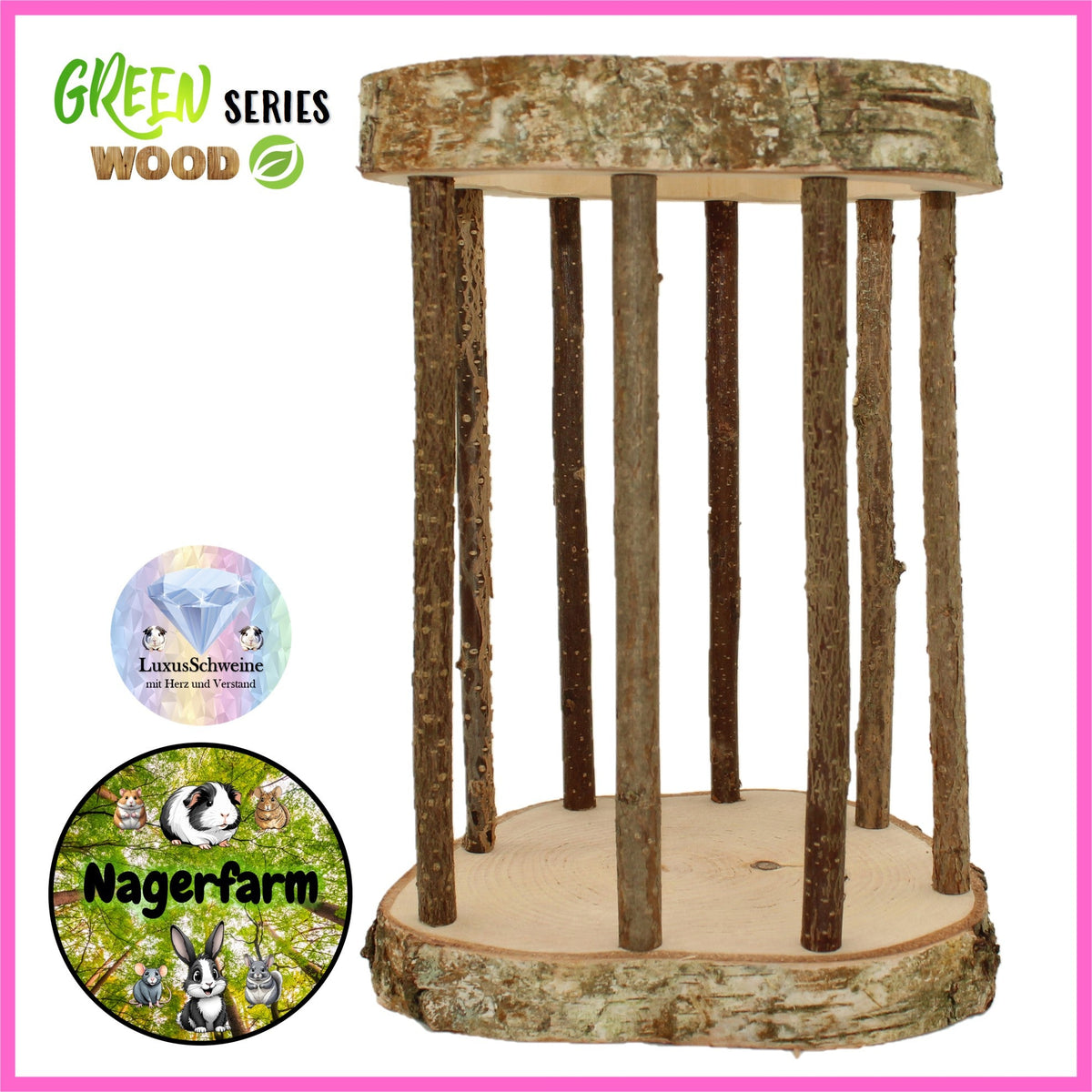 🌿🐹 Hay Rack "Easy Two" – Sustainable, well-designed & handcrafted for your guinea pigs!