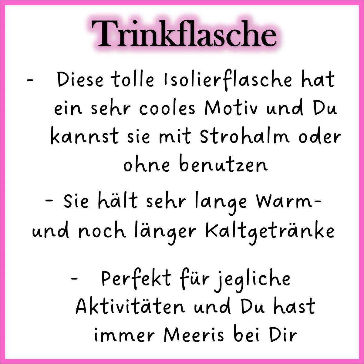 💖 Trinkflasche „Just a Girl who loves Guinea Pigs“ – kompakt & süß