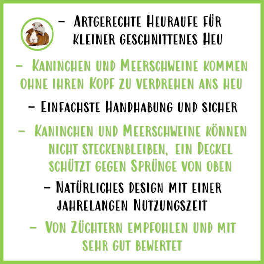 Heuraufe Big Two - Nagerfarm