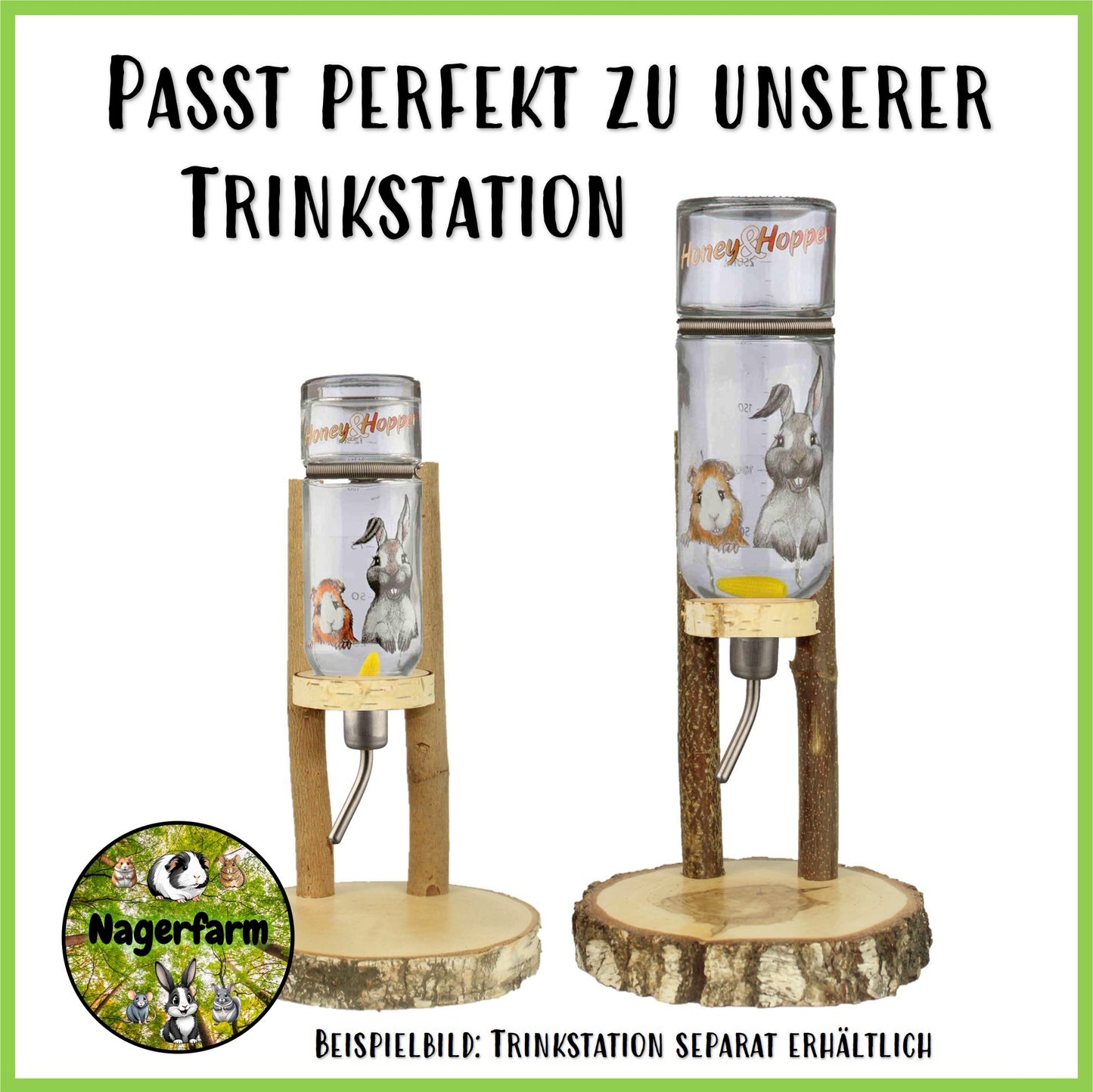 Trinkflasche Honey & Hopper - Nagerfarm
