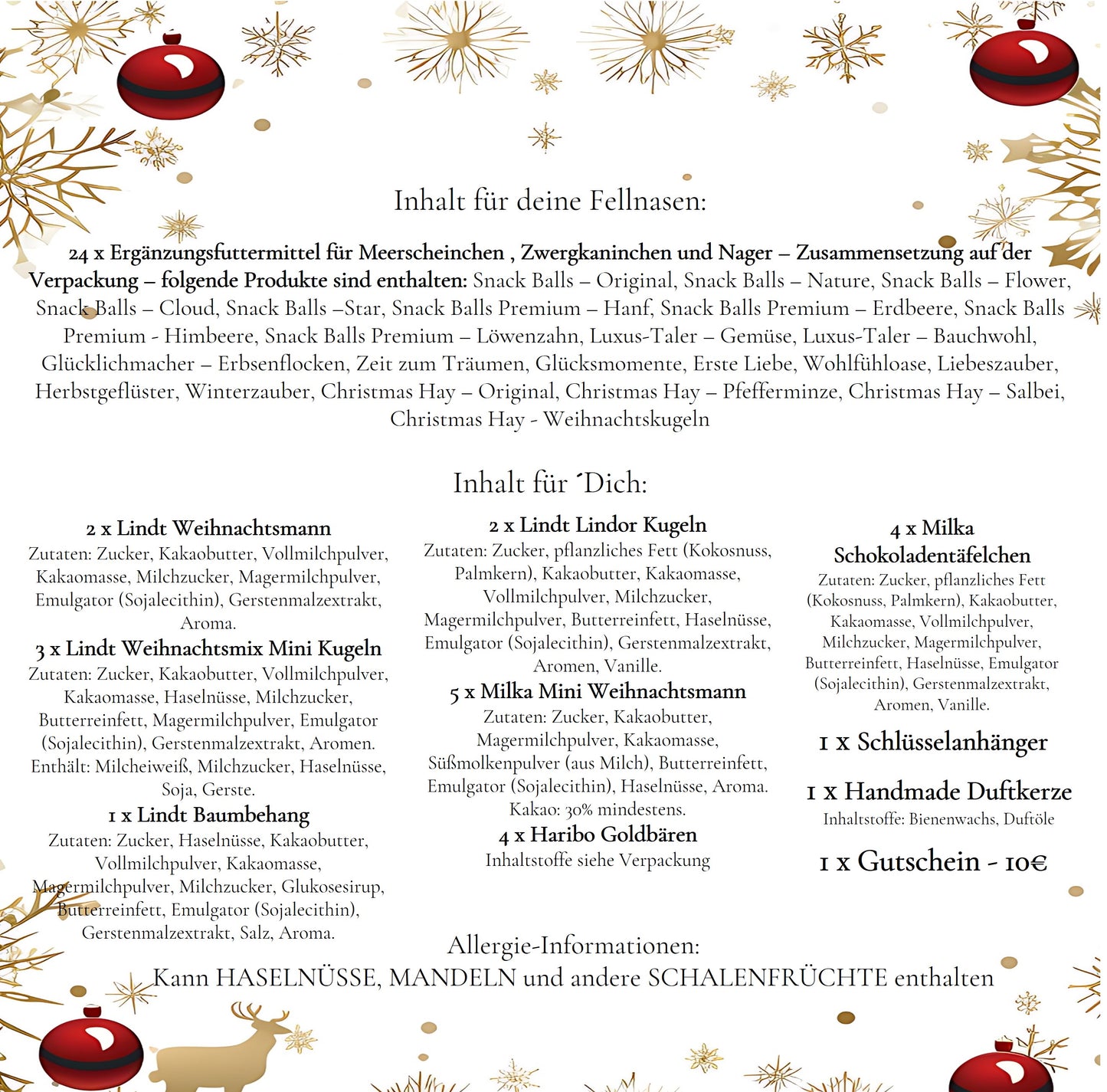 🎁Weihnachtskalender für Dich & Deine Fellnasen – 24 Tage voller Freude