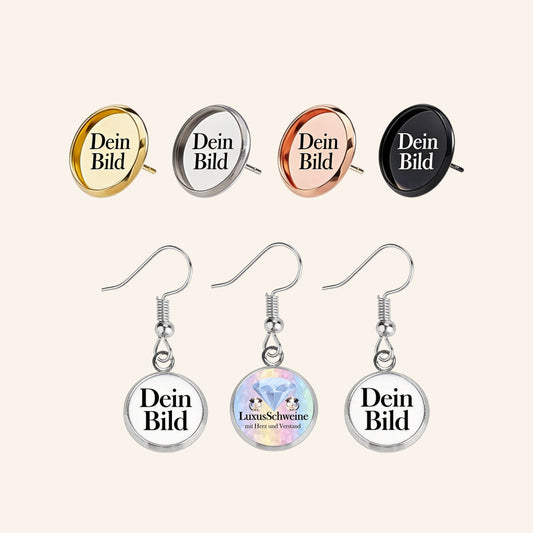 Herzensstück – 🐹 Customizable Earrings for You | Luxury Pigs
