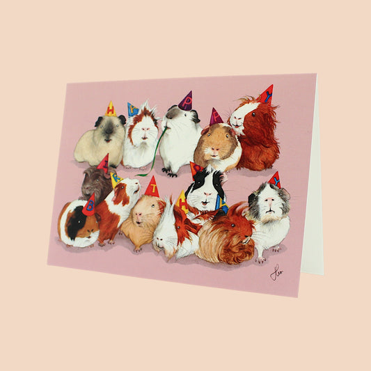 🎂 "Happy Birthday" - Guinea Pig Birthday Card