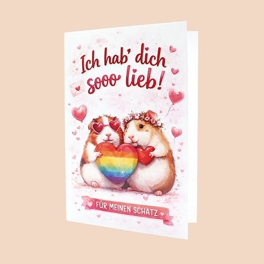 💌Greeting Card "I love you so much - My Darling"