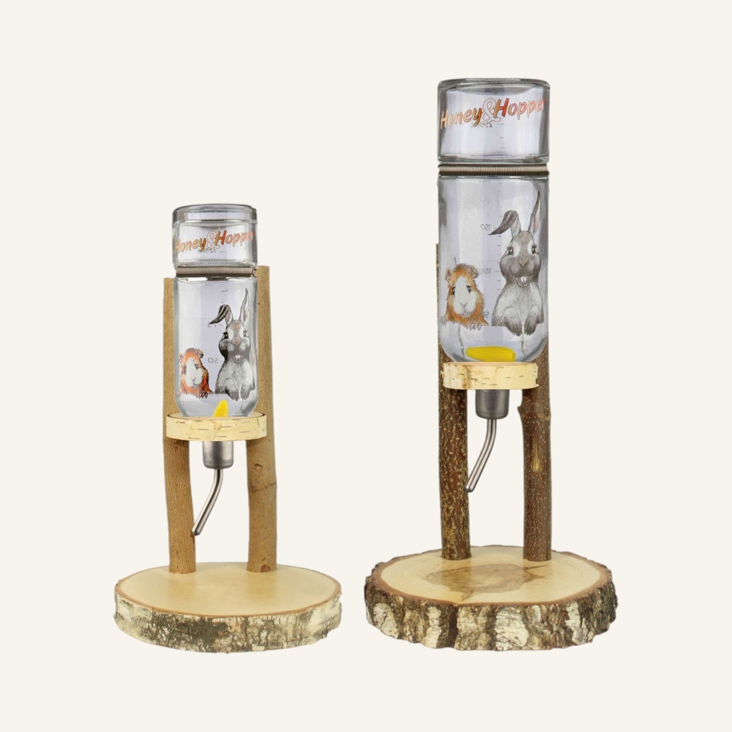💦 Drinking station for guinea pigs + glass bottle