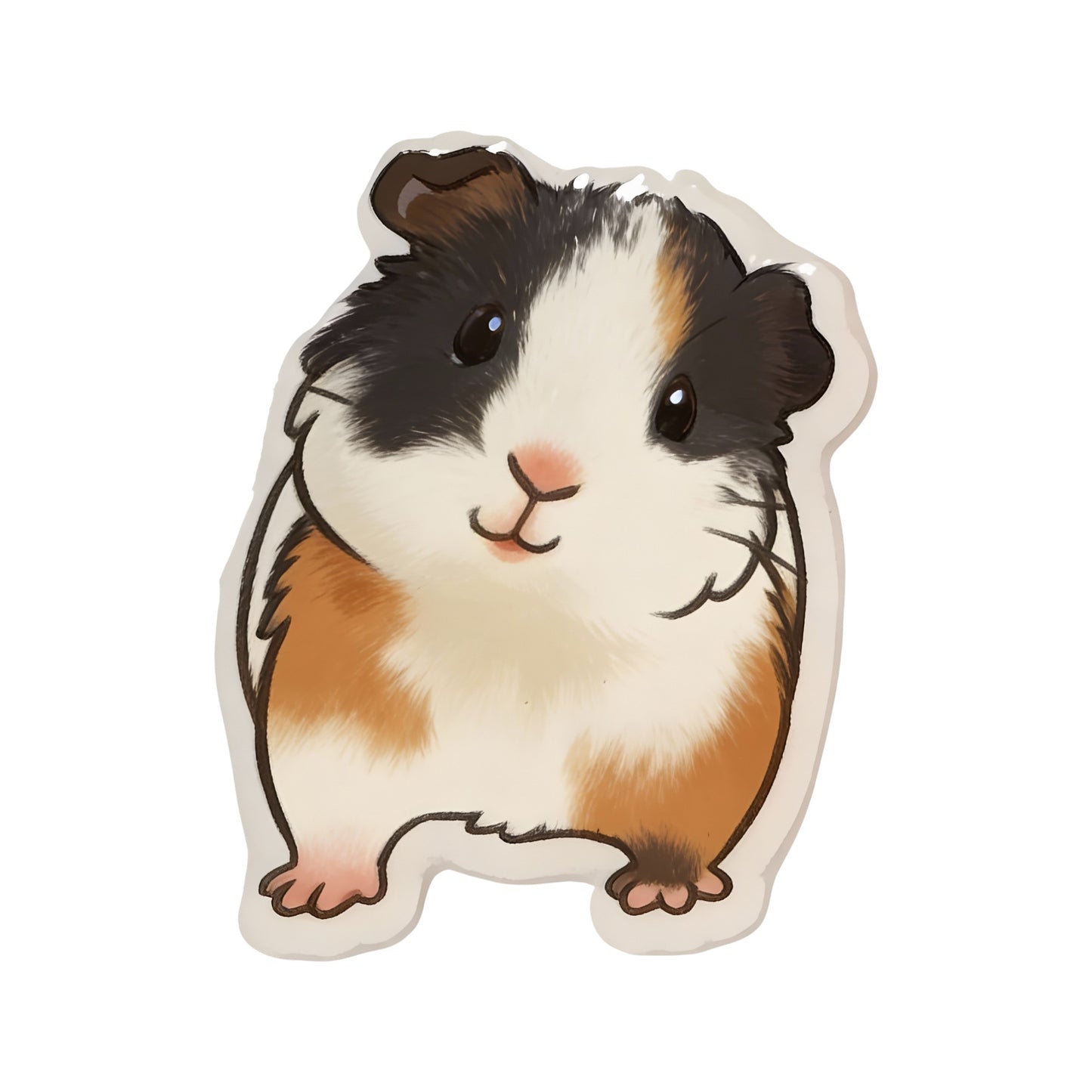 Heart-piece – 🐹Comic Guinea Pig Stud Earrings | Luxury Pigs
