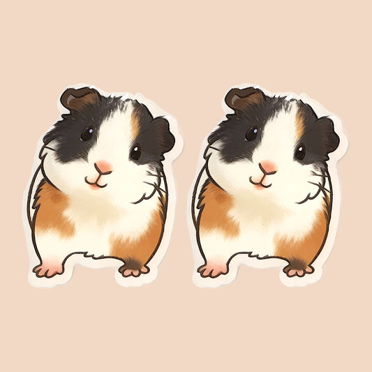 Heart-piece – 🐹Comic Guinea Pig Stud Earrings | Luxury Pigs