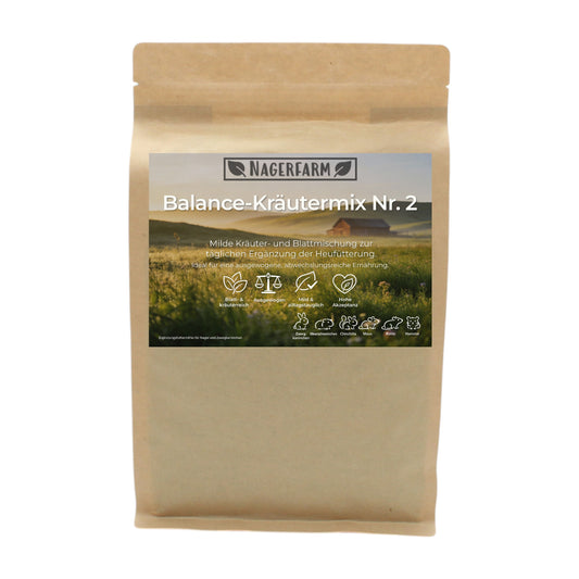 Balance-Kräutermix Nr. 2 – Milde Kräutermischung für Nager & Kaninchen