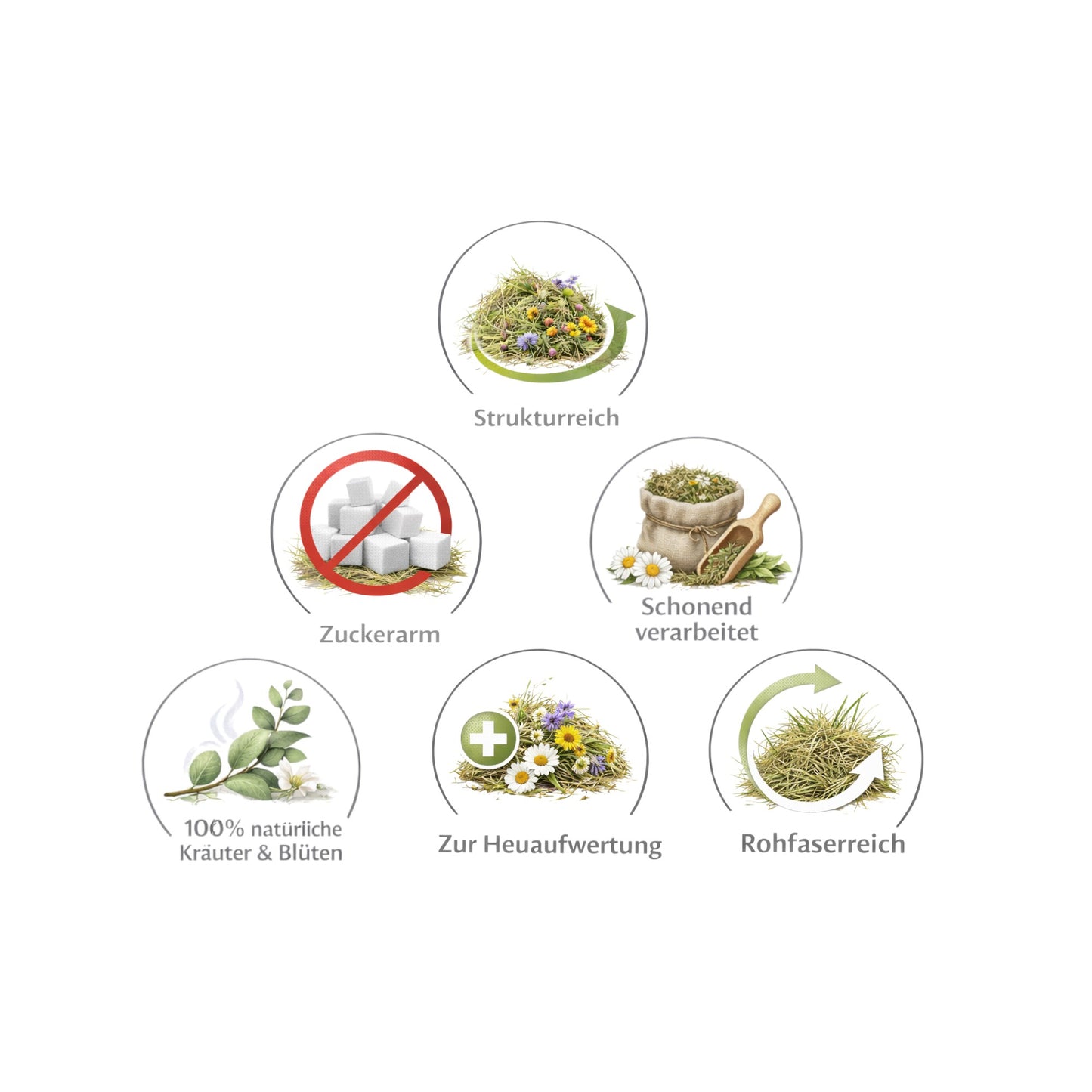 Structure Herbal Mix No. 1 – High-Fiber Herbal Mix for Rodents & Rabbits