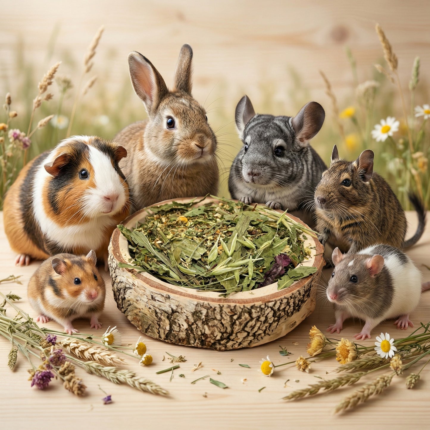 Structure Herbal Mix No. 1 – High-Fiber Herbal Mix for Rodents & Rabbits
