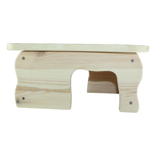 Holz-Farmhaus für Kleintiere als geschützter Rückzugsort