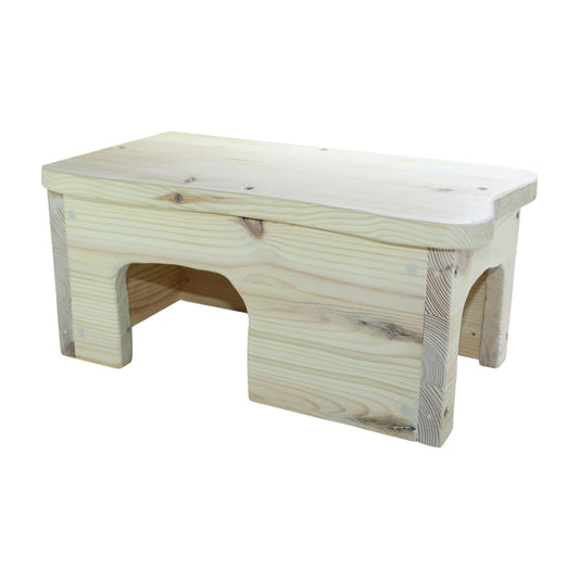 Holz-Farmhaus für Kleintiere als geschützter Rückzugsort