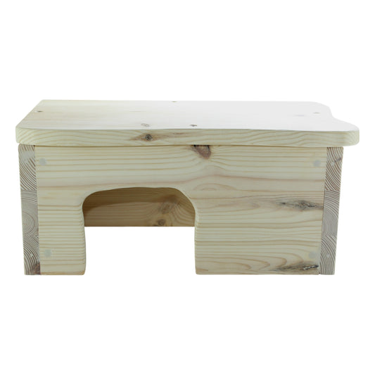 Holz-Farmhaus für Kleintiere als geschützter Rückzugsort