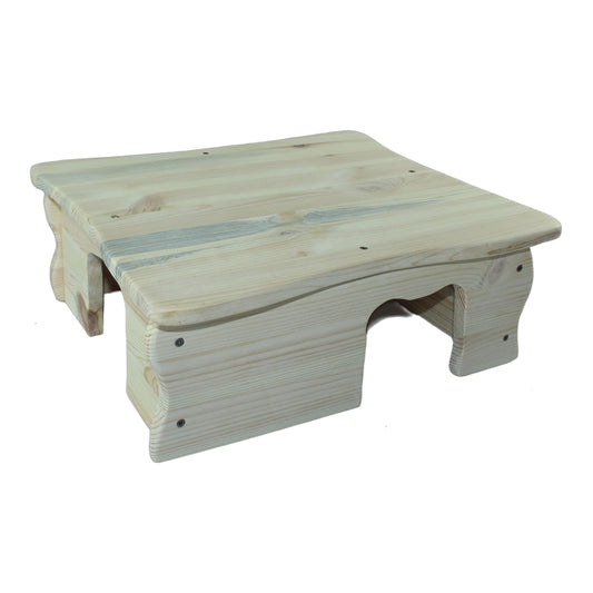 Holz-Farmhaus für Kleintiere als geschützter Rückzugsort