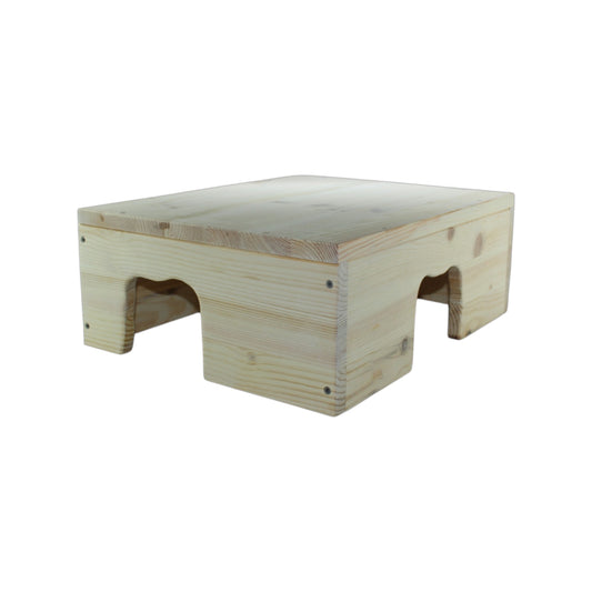 Holz-Farmhaus für Kleintiere als geschützter Rückzugsort