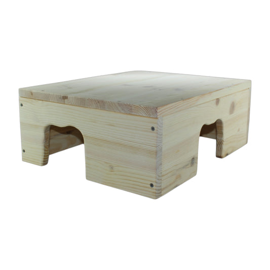 Holz-Farmhaus für Kleintiere als geschützter Rückzugsort