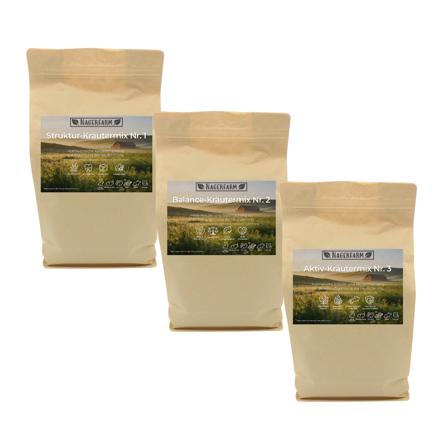 Kräutermix Probier-Set – Alle 3 Sorten kennenlernen