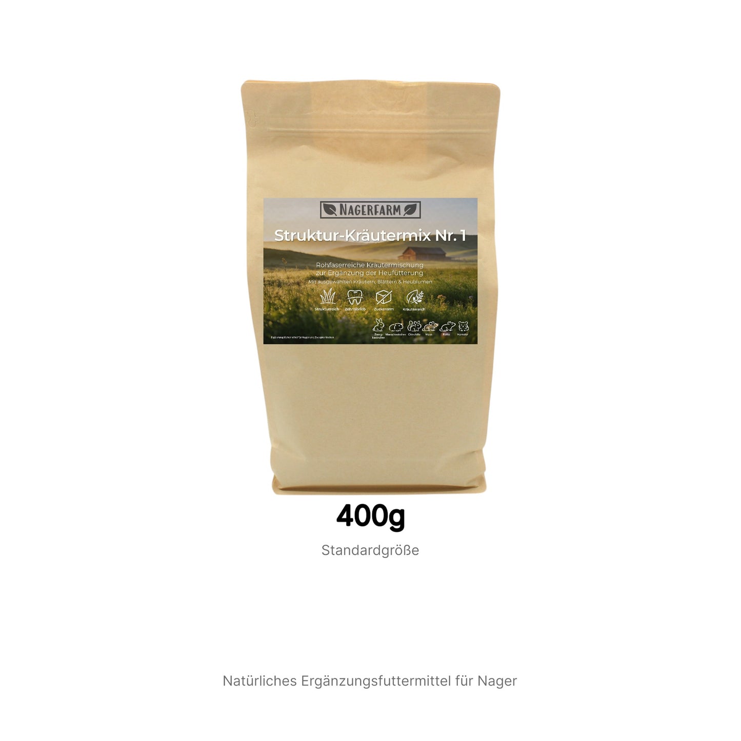 Structure Herbal Mix No. 1 – High-Fiber Herbal Mix for Rodents & Rabbits