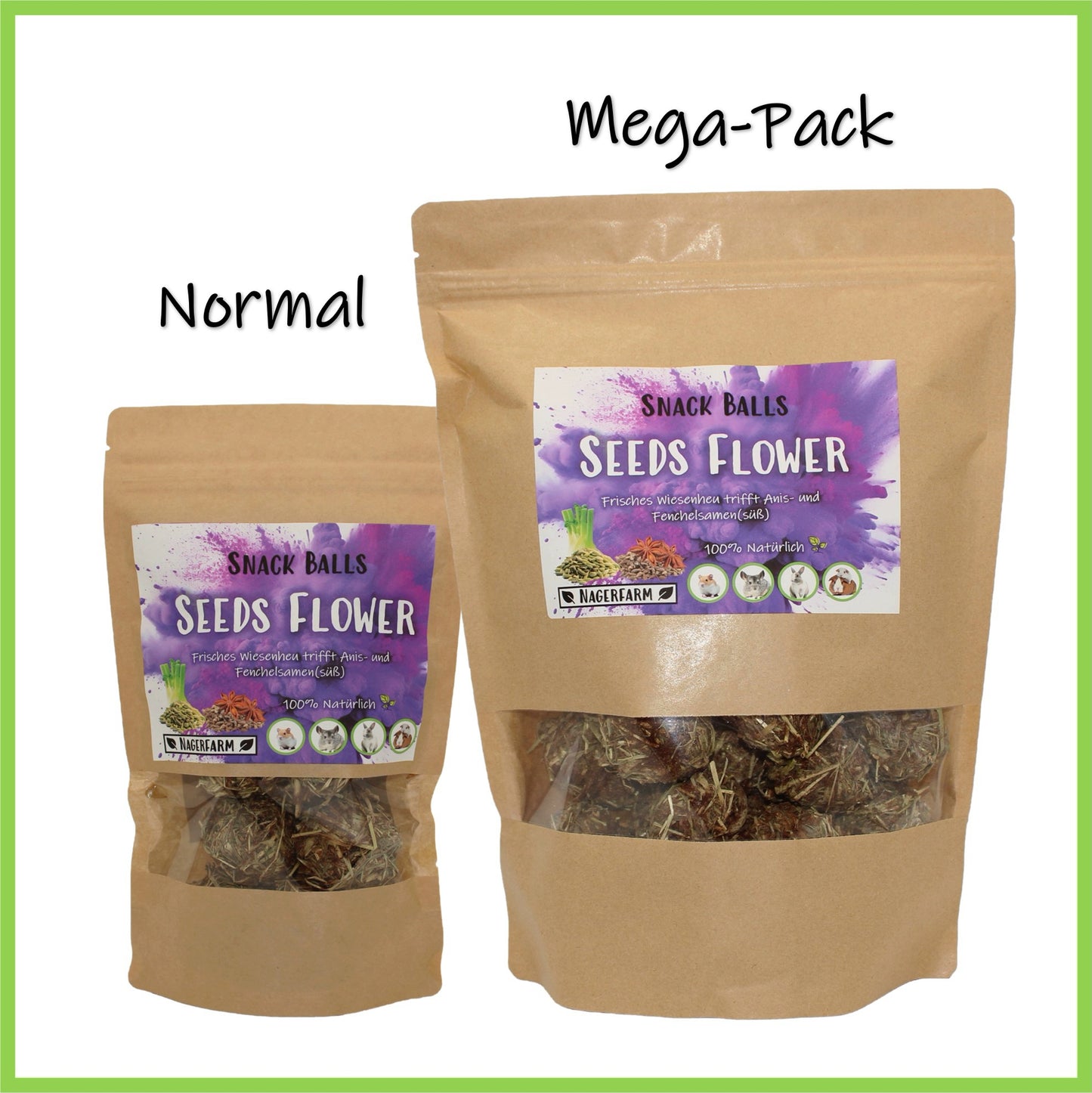Snack Balls - Seeds Flower - Nagerfarm