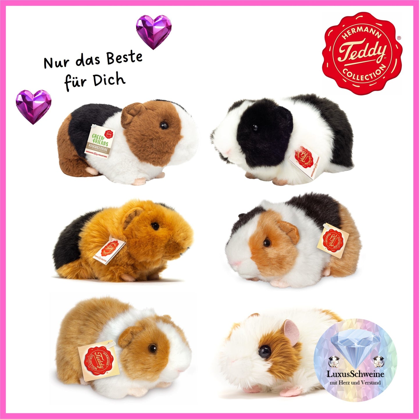 Teddy Hermann Plush Toys - Guinea Pig