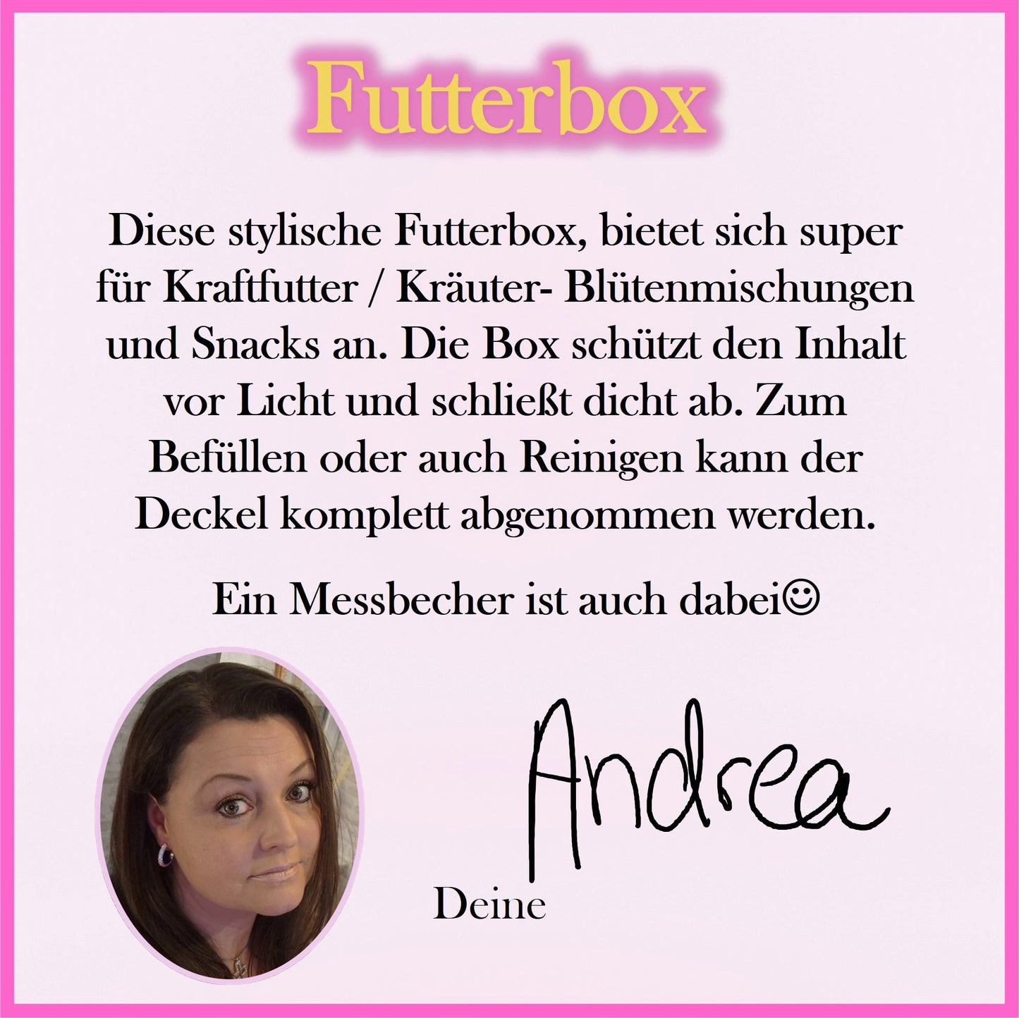🐹🌟 Food Box – A Touch of Luxury for Your Food Storage!