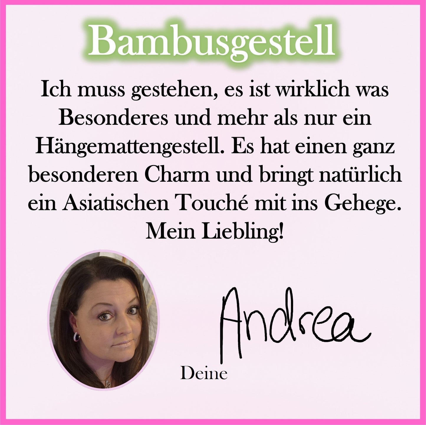 🎍 Hängemattengestell „Bamboo“ – Dein Natur-Gestell für kuschelige Rückzugsorte