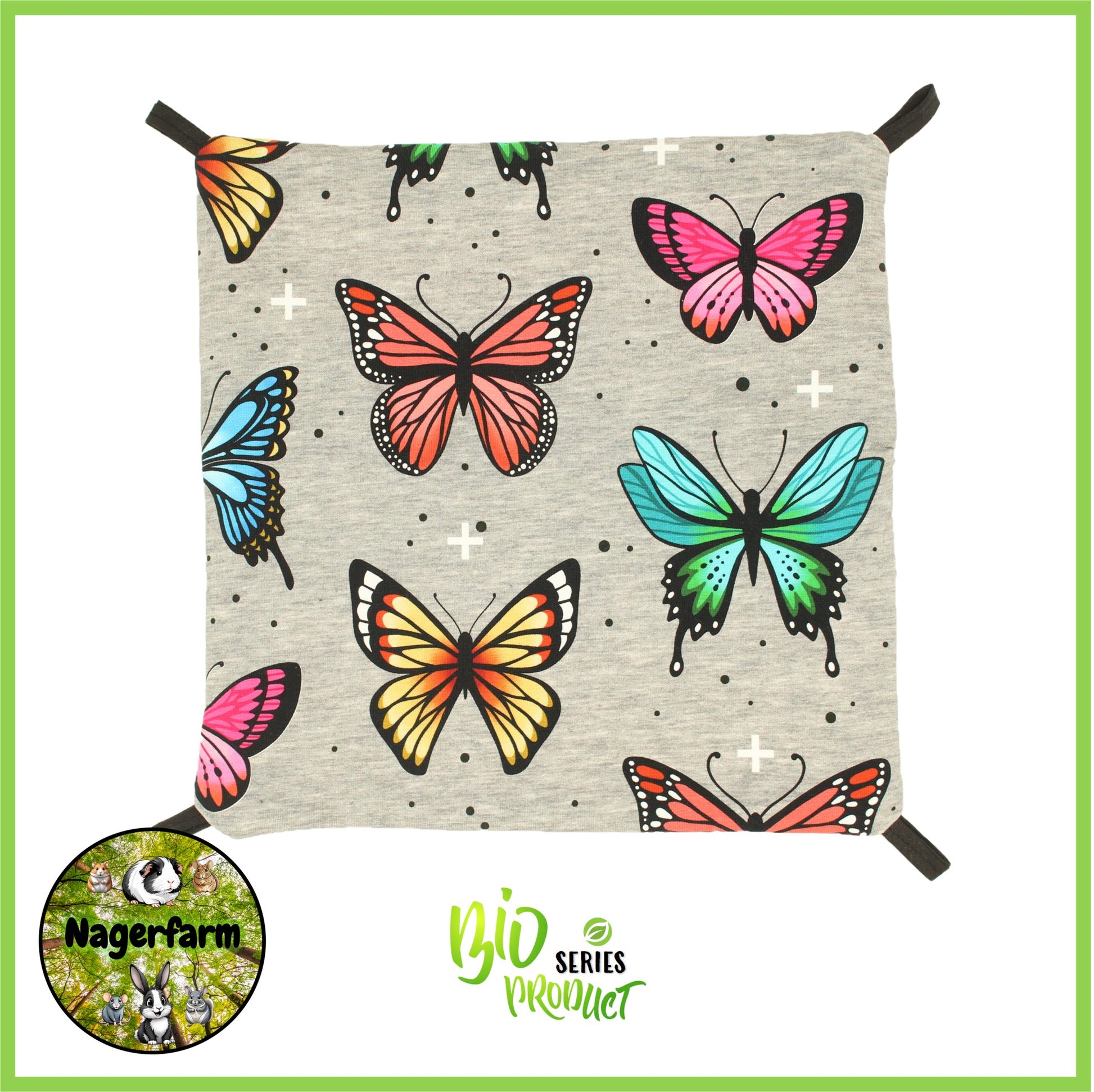 Bio Hängematte - Wanderlust Butterfly - Nagerfarm