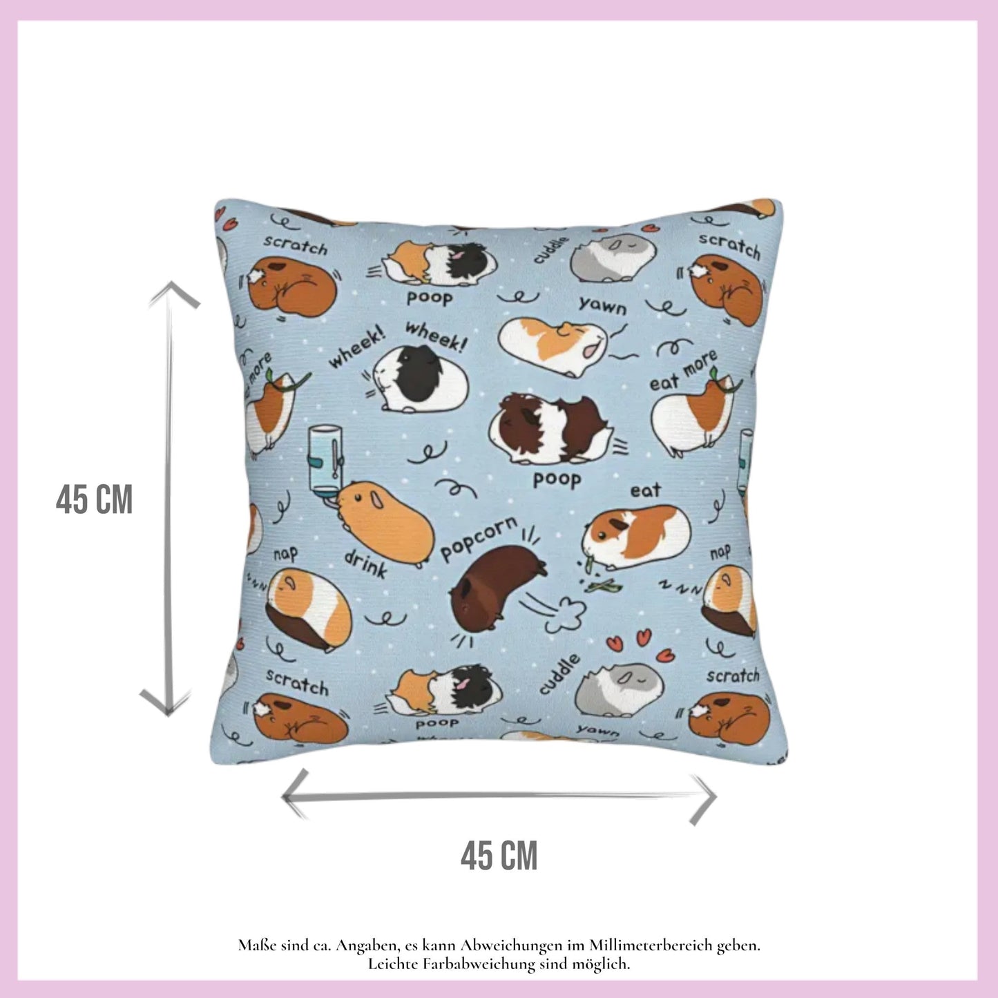 🛋️ Cushion "Meeri Poop Blue" – The humorous eye-catcher for your home