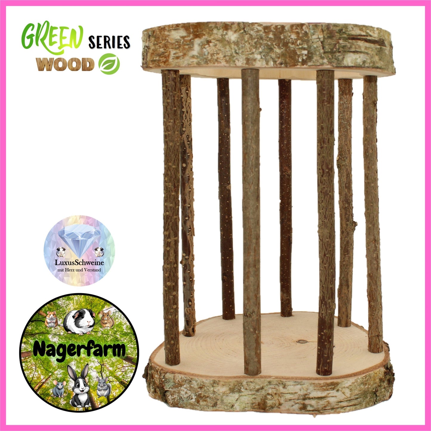 🌿🐹 Hay Rack "Easy Two" – Sustainable, well-designed & handcrafted for your guinea pigs!