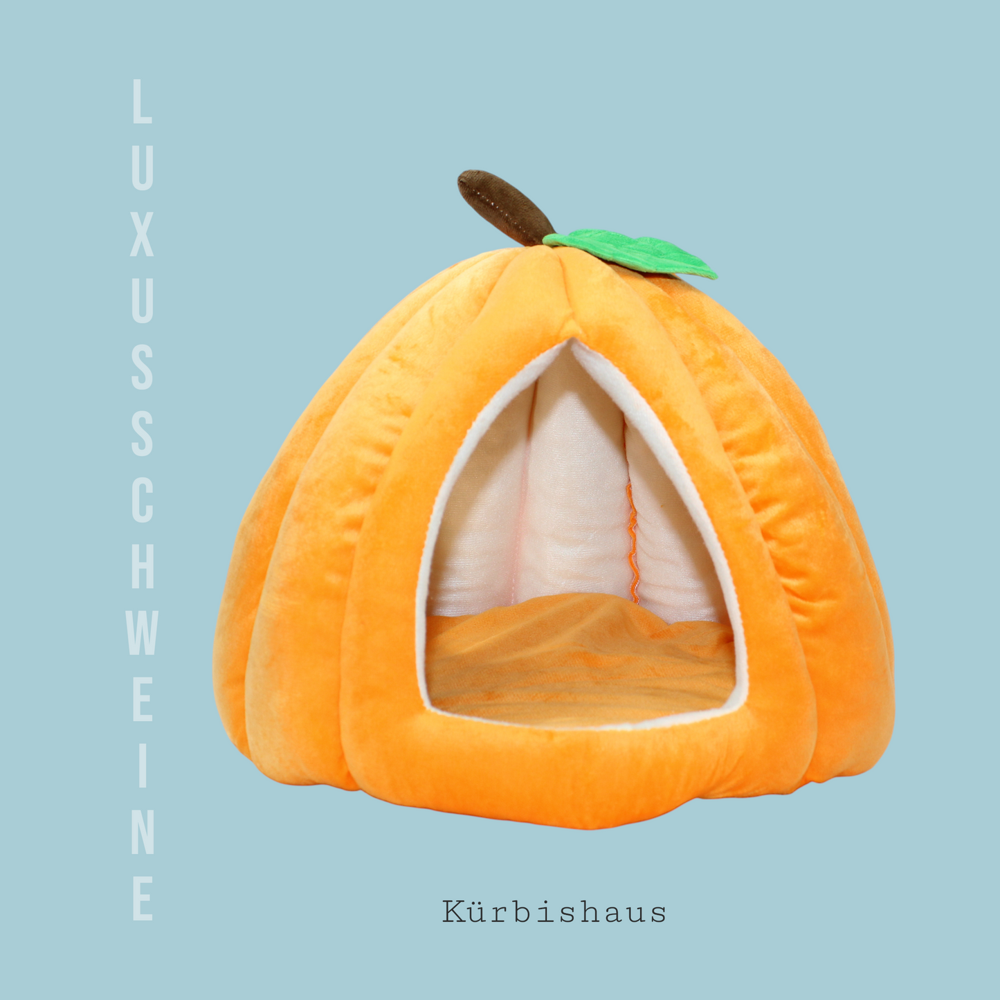 🏠🎃 Pumpkin House – The Cuddle Paradise for your Guinea Pigs