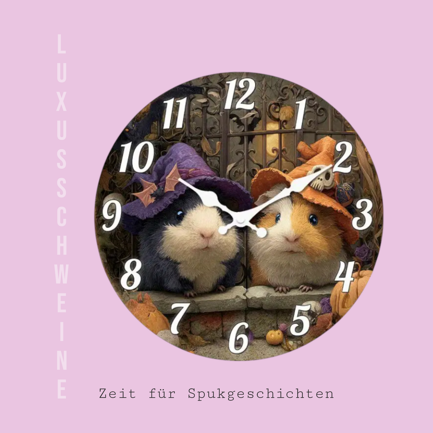 🕰️ Wall Clock "Halloween" - Time for Spooks & Autumn Magic