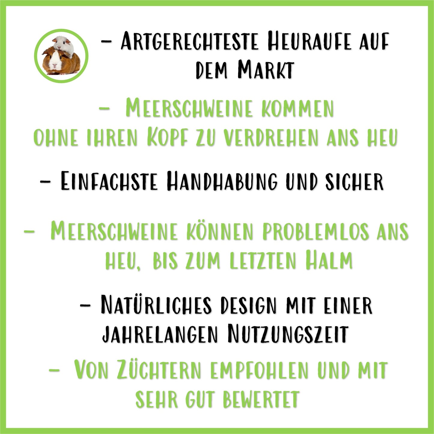 Heuraufe Easy One - Nagerfarm